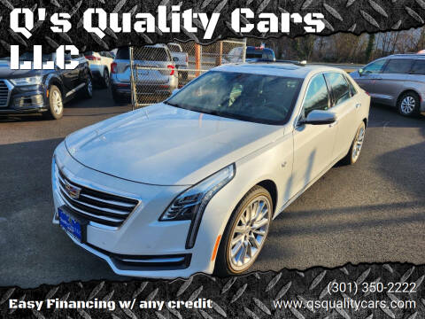 2018 Cadillac CT6 for sale at Q's Quality Cars LLC in Capitol Heights MD