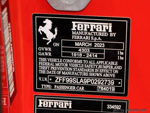 2023 Ferrari 296 GTB