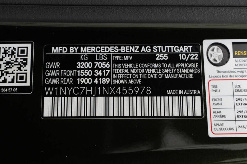 2022 Mercedes-Benz G-Class AMG G 63