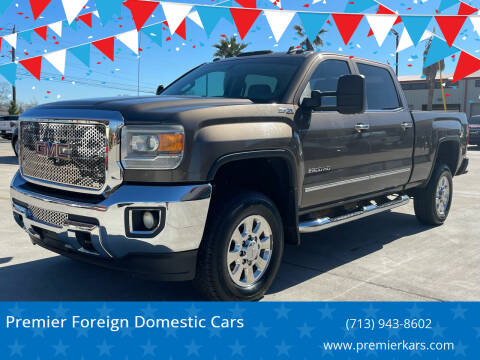2015 GMC Sierra 2500HD for sale at Premier Foreign Domestic Cars in Houston TX