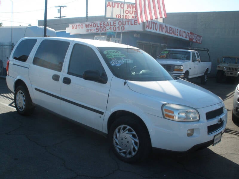 2008 Chevrolet Uplander for sale at AUTO WHOLESALE OUTLET in North Hollywood CA