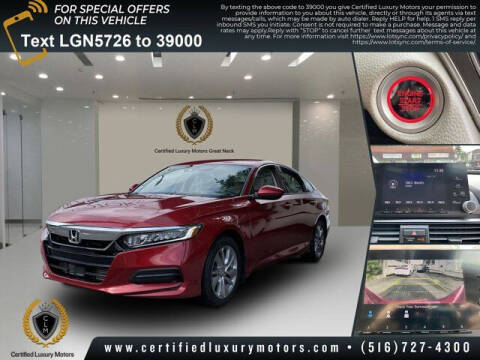 2018 Honda Accord for sale at Certified Luxury Motors in Great Neck NY