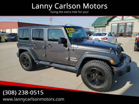2017 Jeep Wrangler Unlimited for sale at Lanny Carlson Motors in Kearney NE