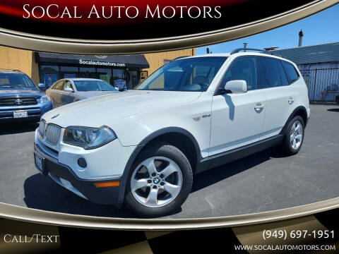 2008 BMW X3 for sale at SoCal Auto Motors in Costa Mesa CA