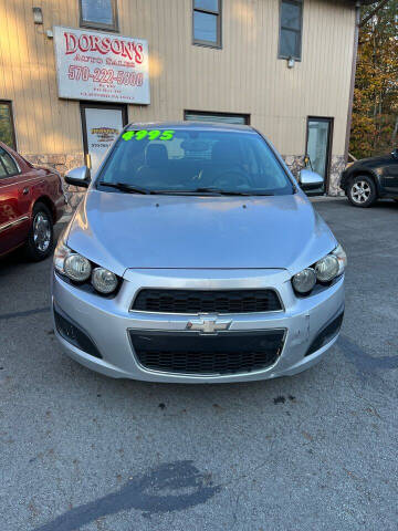 2015 Chevrolet Sonic for sale at DORSON'S AUTO SALES in Clifford PA