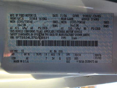 2007 Ford E-Series E-350 SD