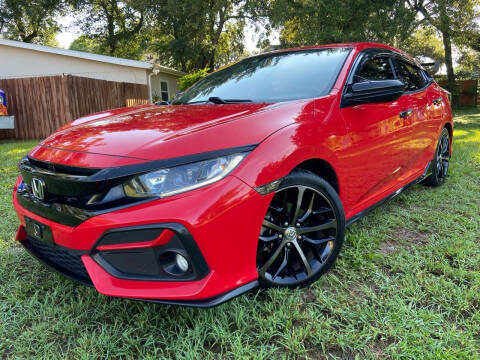 2021 Honda Civic for sale at LATINOS MOTOR OF ORLANDO in Orlando FL