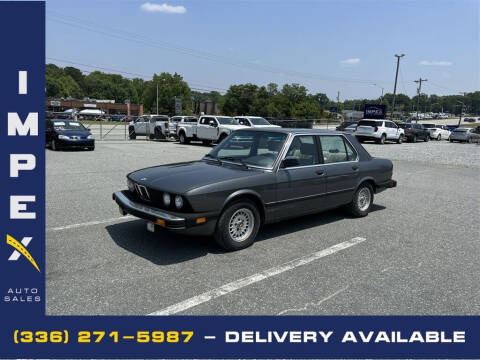 1985 BMW 5 Series for sale at Impex Auto Sales in Greensboro NC