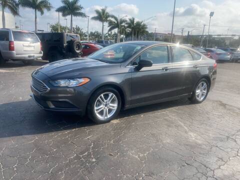 2018 Ford Fusion for sale at CAR-RIGHT AUTO SALES INC in Naples FL