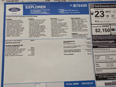 2026 Ford Explorer Platinum