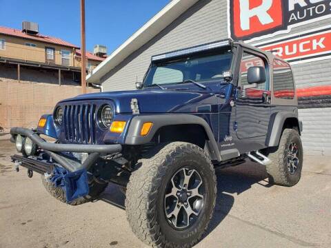 2005 Jeep Wrangler for sale at Red Rock Auto Sales in Saint George UT