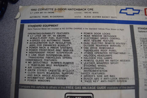 1992 Chevrolet Corvette
