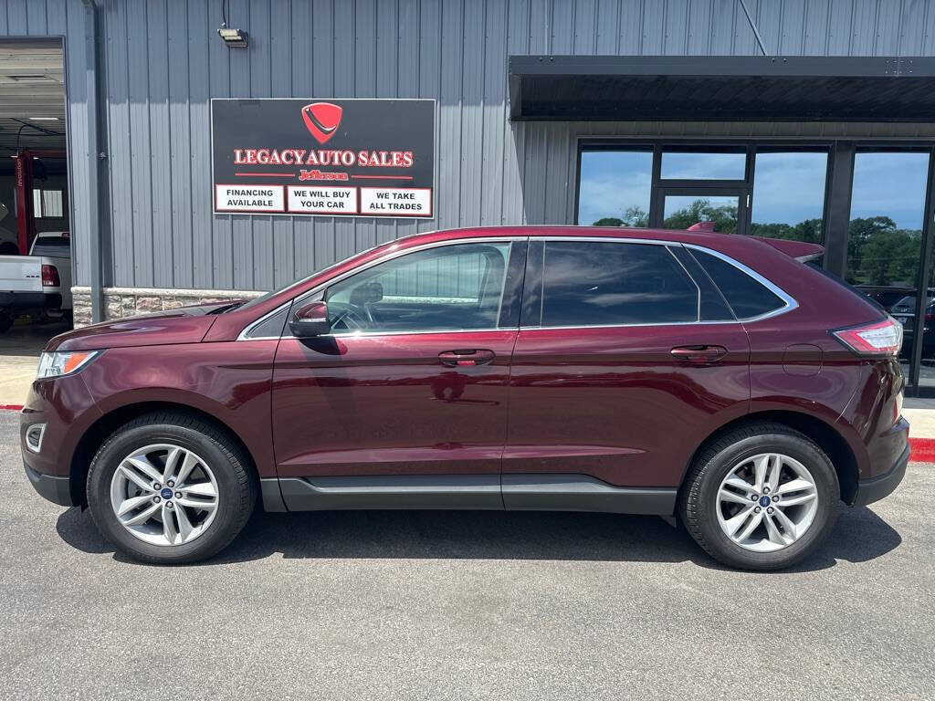 Red 2018 Ford Edge SEL AWD SEL 4dr Crossover 2