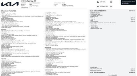 2018 Kia Sportage EX