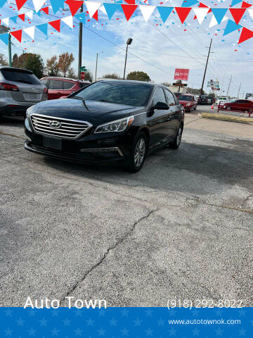 2015 Hyundai Sonata for sale at Auto Town in Tulsa OK