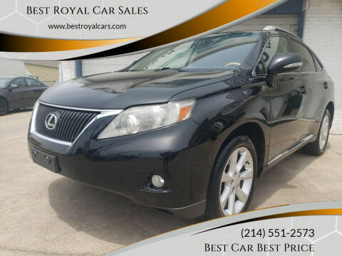 2011 Lexus RX 350 for sale at Best Royal Car Sales in Dallas TX