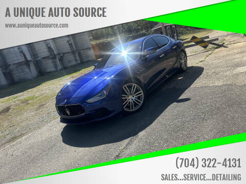 2015 Maserati Ghibli for sale at A UNIQUE AUTO SOURCE in Albemarle NC