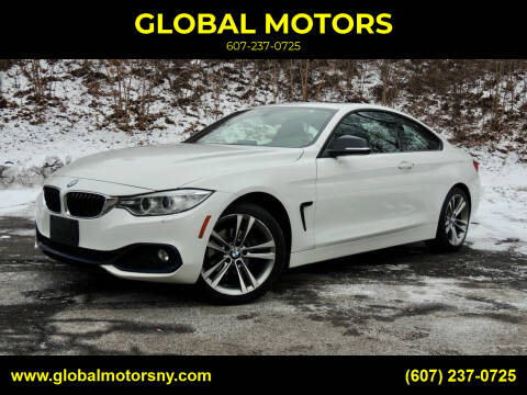 2014 BMW 4 Series for sale at GLOBAL MOTORS in Binghamton NY