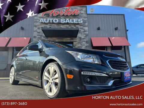 2015 Chevrolet Cruze for sale at HORTON AUTO SALES, LLC in Linn MO