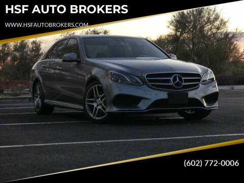 2014 Mercedes-Benz E-Class for sale at HSF AUTO BROKERS in Phoenix AZ