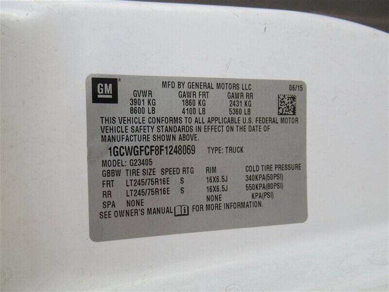 2015 Chevrolet Express 2500