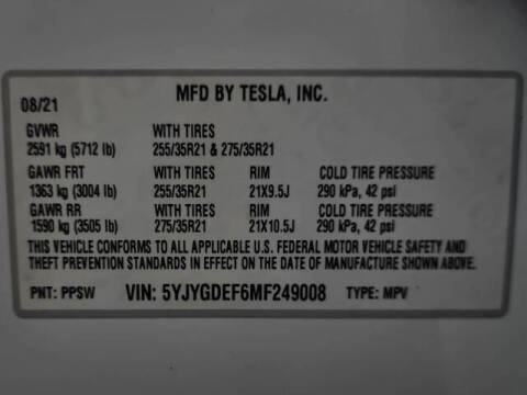 2021 Tesla Model Y Performance
