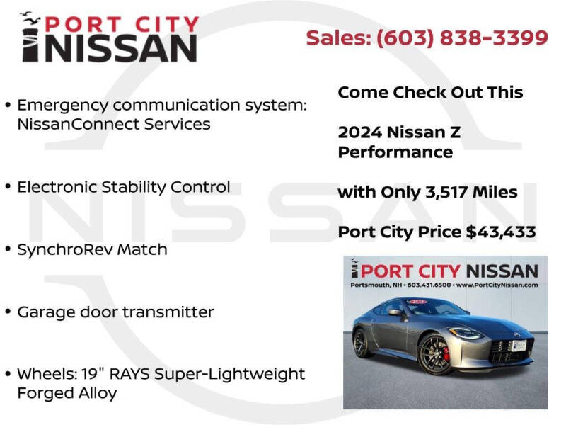 2024 Nissan Z Performance