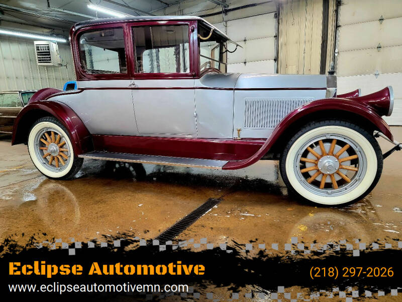 1926 Pierce Arrow XT for sale at Eclipse Automotive in Brainerd MN