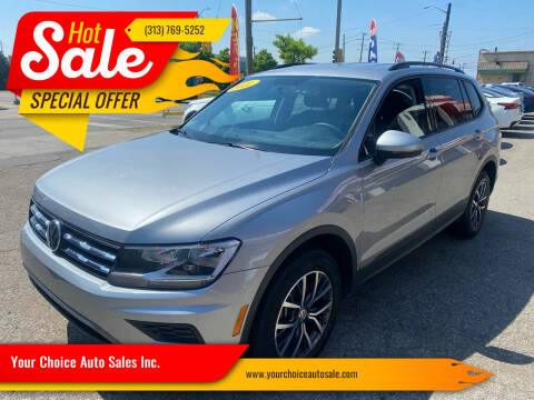 2021 Volkswagen Tiguan for sale at Your Choice Auto Sales Inc. in Dearborn MI