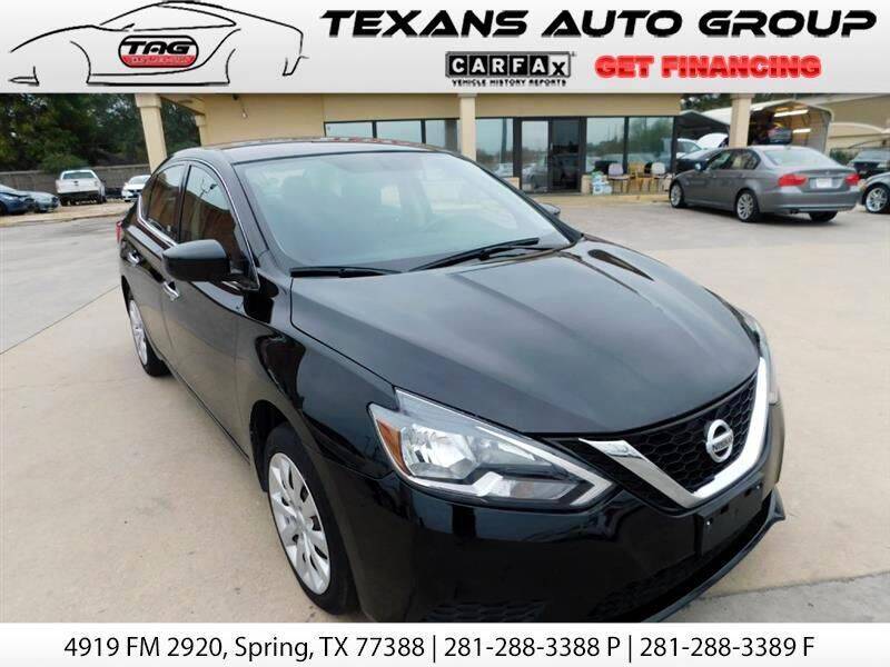 2016 Nissan Sentra for sale at Texans Auto Group in Spring TX
