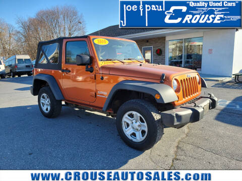 2010 Jeep Wrangler for sale at Joe and Paul Crouse Inc. in Columbia PA