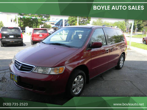 2003 Honda Odyssey for sale at Boyle Auto Sales in Appleton WI