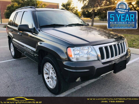 2004 Jeep Grand Cherokee for sale at LUXURY UNLIMITED AUTO SALES in San Antonio TX