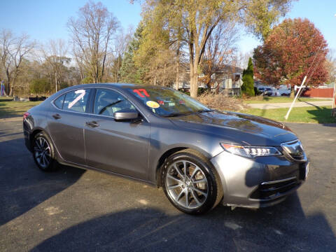 2017 Acura TLX for sale at North American Credit Inc. in Waukegan IL