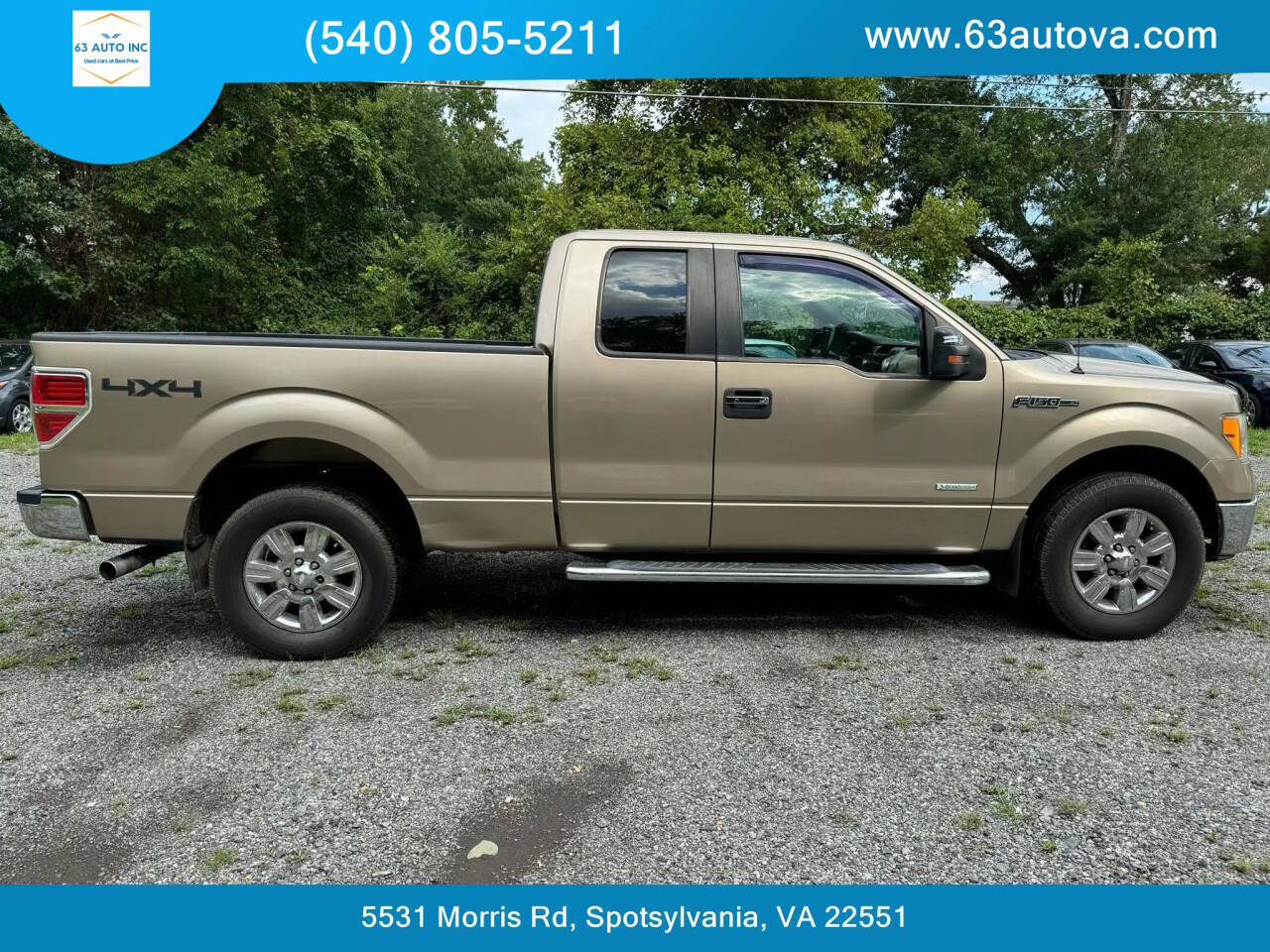 2011 Ford F-150 for sale at 63 Auto Inc in Spotsylvania, VA