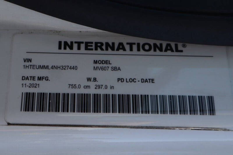 2022 International MV607