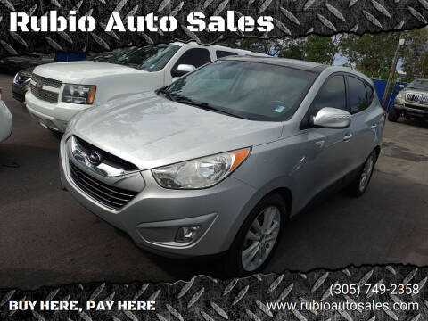 2012 Hyundai Tucson for sale at Rubio Auto Sales in Homestead FL