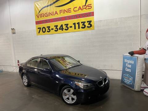 2006 BMW 5 Series for sale at Virginia Fine Cars in Chantilly VA