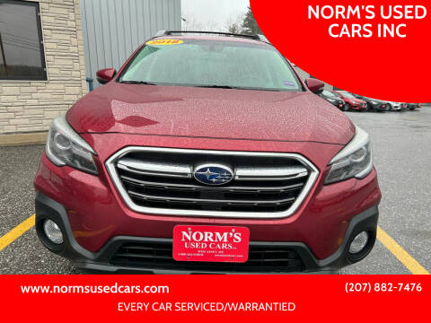 2018 Subaru Outback for sale at NORM'S USED CARS INC in Wiscasset ME