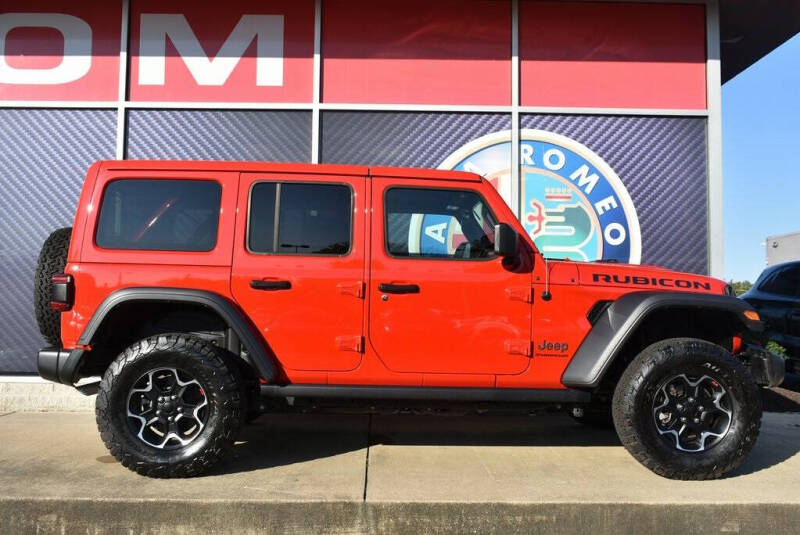 Used 2023 Jeep Wrangler 4-Door Rubicon with VIN 1C4HJXFG9PW576903 for sale in Strongsville, OH