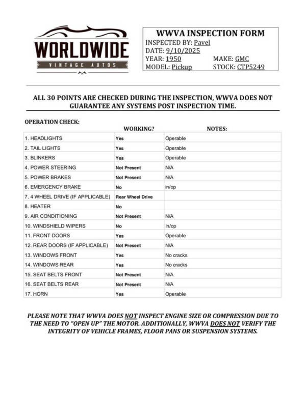 1950 GMC C/K 1500 Series