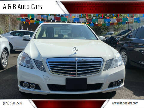 2010 Mercedes-Benz E-Class for sale at A & B Auto Cars in Newark NJ