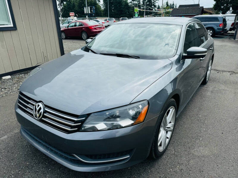 Used 2014 Volkswagen Passat SE with VIN 1VWBS7A33EC119023 for sale in Tacoma, WA