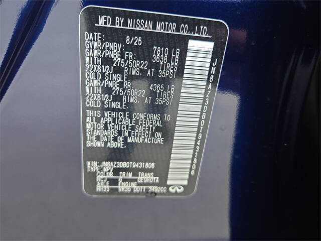 2026 Infiniti QX80 Sport