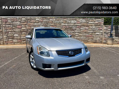 2008 Nissan Maxima for sale at PA AUTO LIQUIDATORS in Huntingdon Valley PA