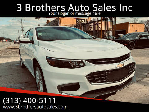 2016 Chevrolet Malibu for sale at 3 Brothers Auto Sales Inc in Detroit MI