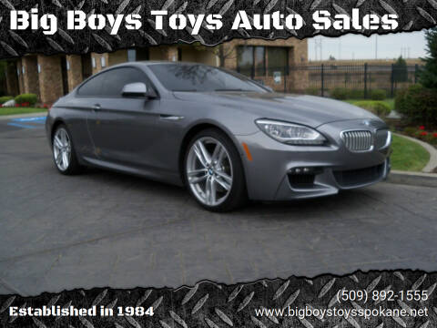 2014 BMW 6 Series for sale at Big Boys Toys Auto Sales in Spokane Valley WA