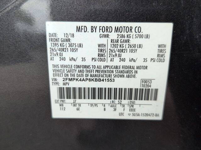 2019 Ford Edge ST