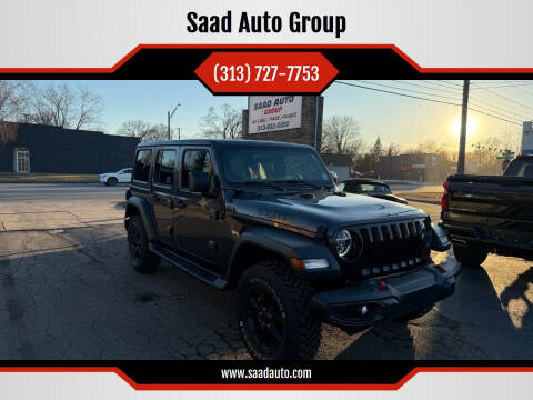 2020 Jeep Wrangler Unlimited for sale at Saad Auto Group in Dearborn Heights MI