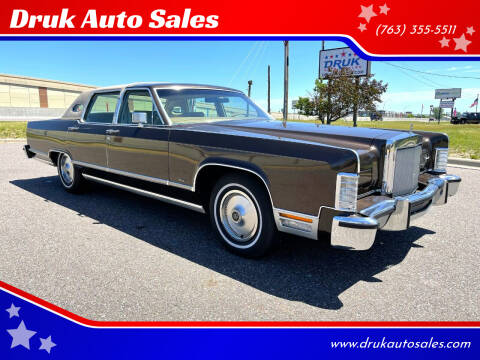 1979 Lincoln Continental for sale at Druk Auto Sales in Ramsey MN